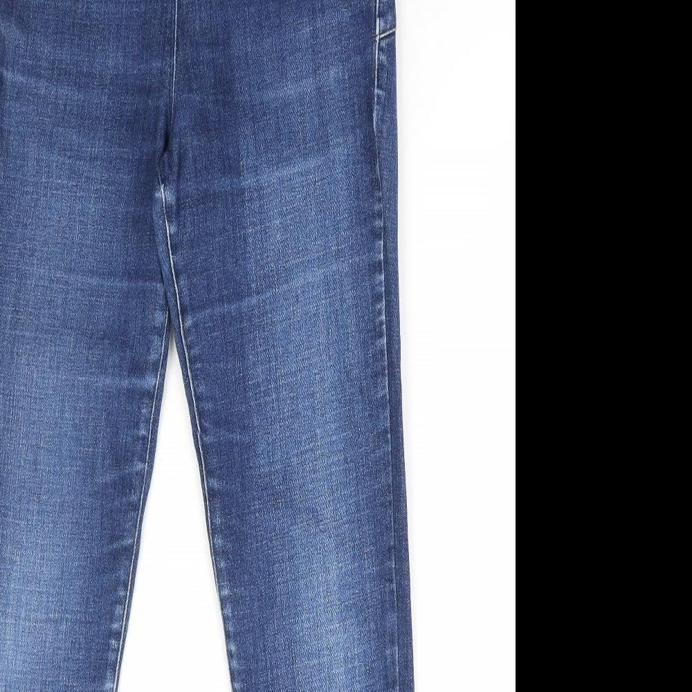 NEXT Womens Blue Cotton Jegging Jeans Size 12 L31 in Regular