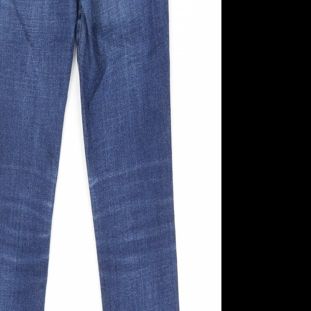 NEXT Womens Blue Cotton Jegging Jeans Size 12 L31 in Regular