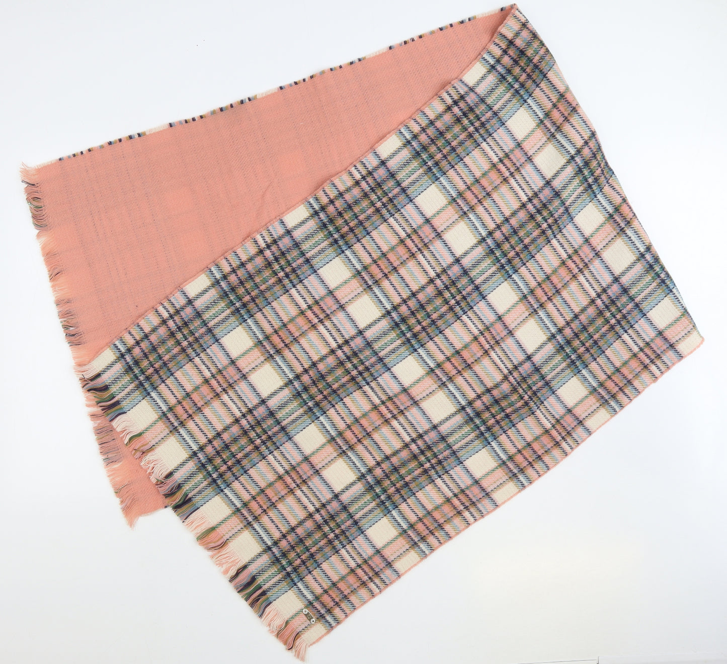 River Island Womens Multicoloured Plaid Acrylic Scarf