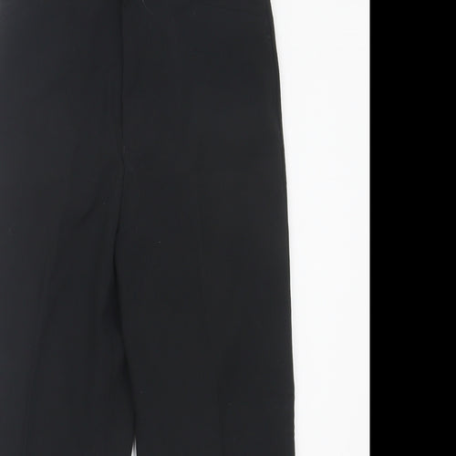 Debenhams Boys Black Polyester Capri Trousers Size 11 Years Regular Button - School Wear