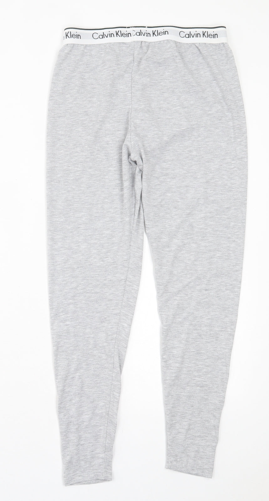 Calvin Klein Girls Grey Cotton Capri Trousers Size 16 Years Regular Pullover - Leggings