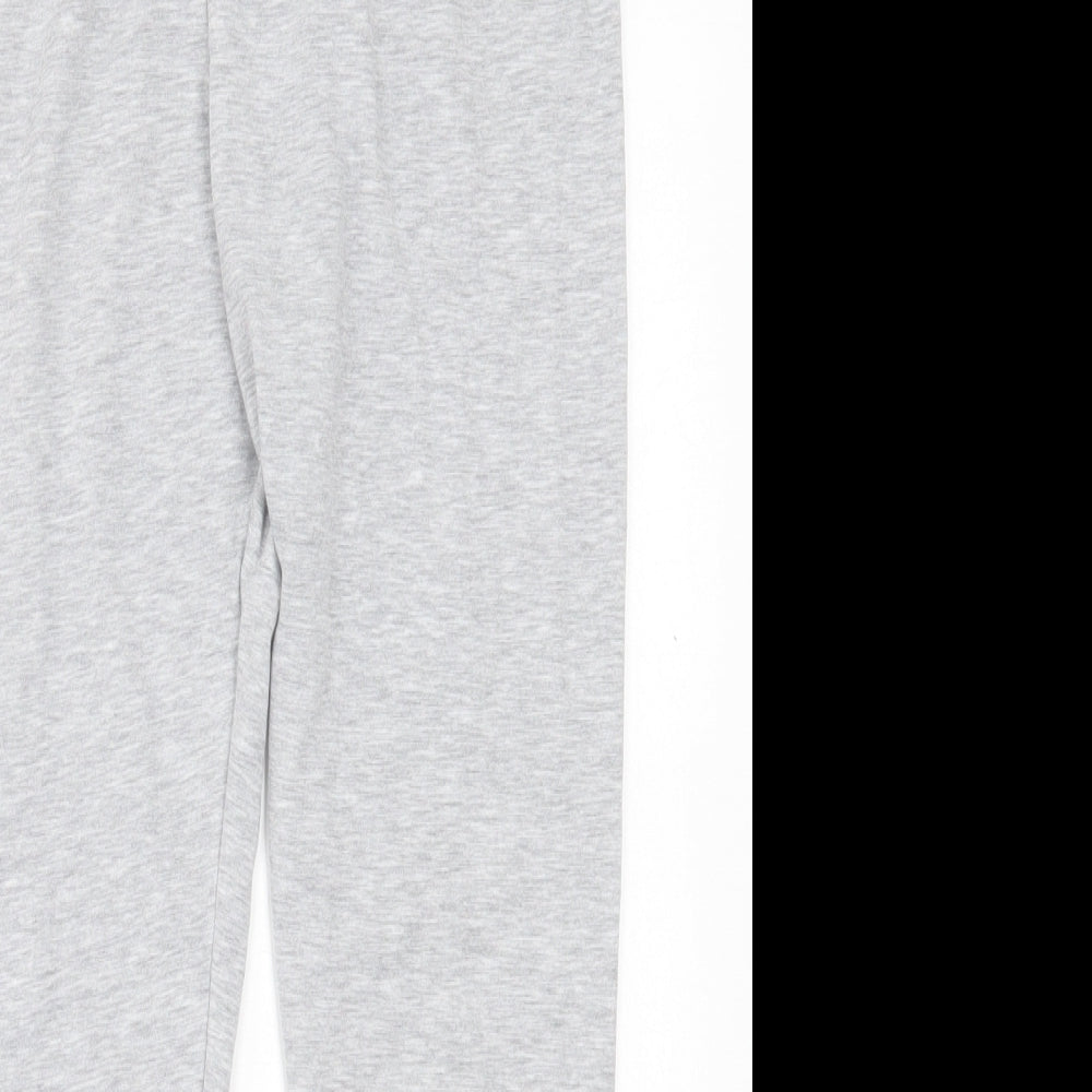 Calvin Klein Girls Grey Cotton Capri Trousers Size 16 Years Regular Pullover - Leggings
