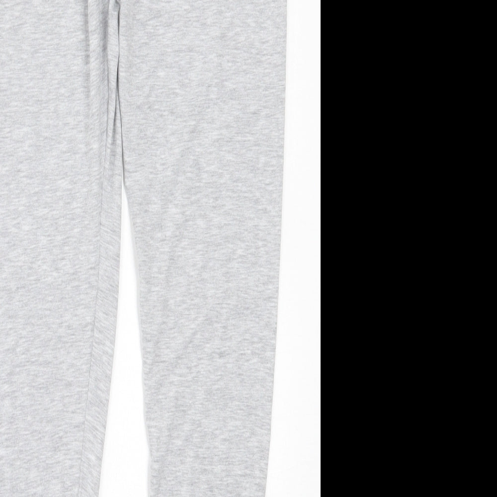 Calvin Klein Girls Grey Cotton Capri Trousers Size 16 Years Regular Pullover - Leggings