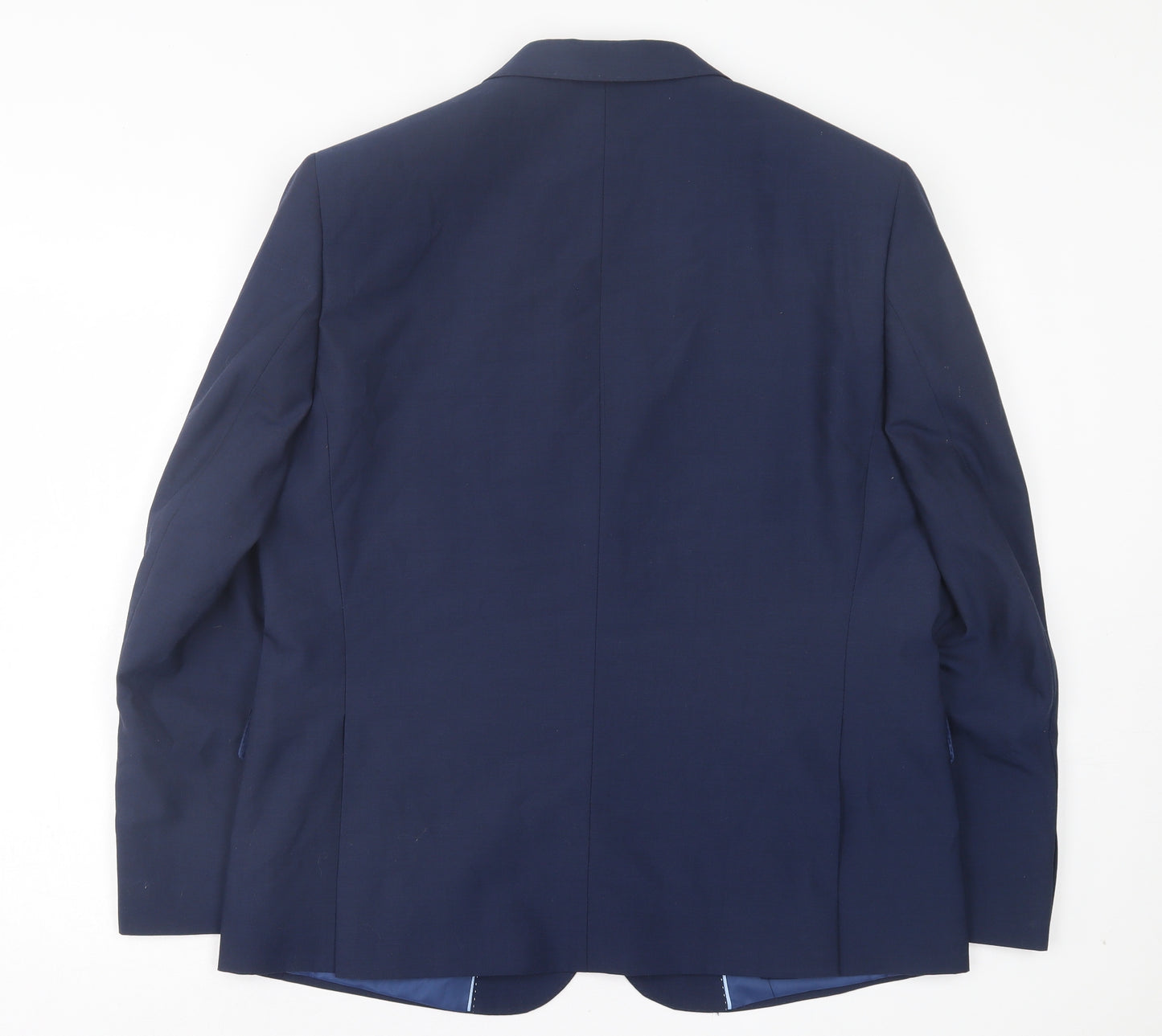Marks and Spencer Mens Blue Wool Jacket Suit Jacket Size 42