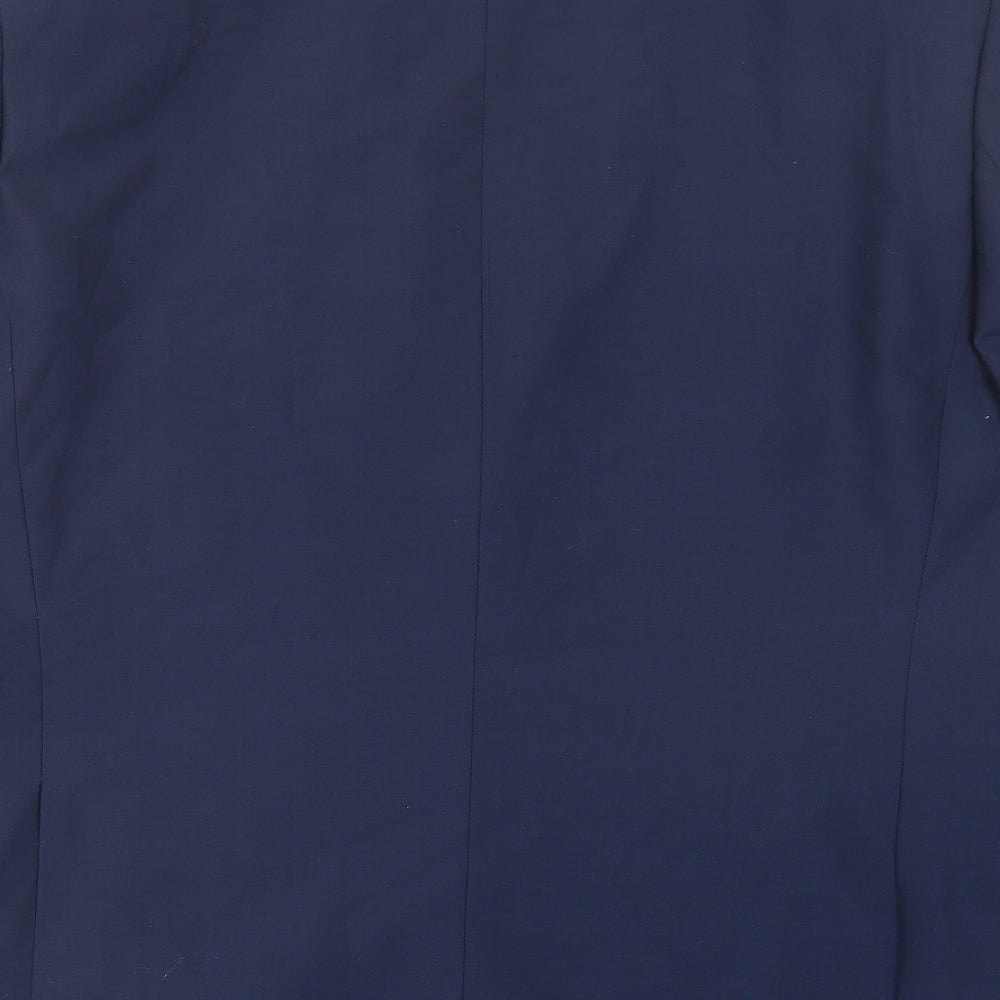 Marks and Spencer Mens Blue Wool Jacket Suit Jacket Size 42