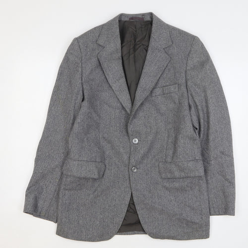 John Collier Mens Grey Wool Jacket Suit Jacket Size 40