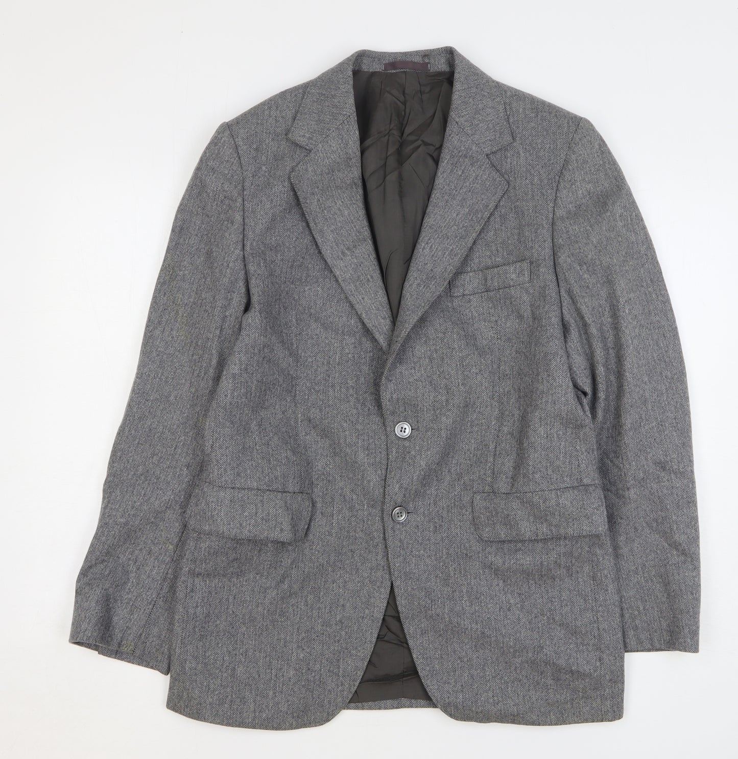 John Collier Mens Grey Wool Jacket Suit Jacket Size 40
