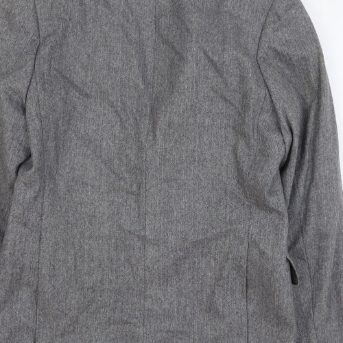John Collier Mens Grey Wool Jacket Suit Jacket Size 40