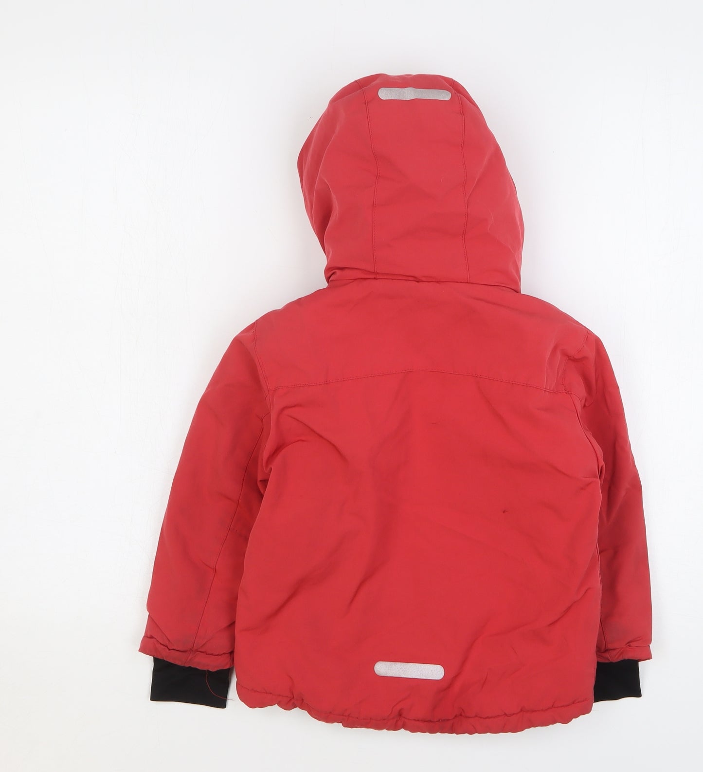 Nutmeg Boys Red Rain Coat Coat Size 4-5 Years Zip