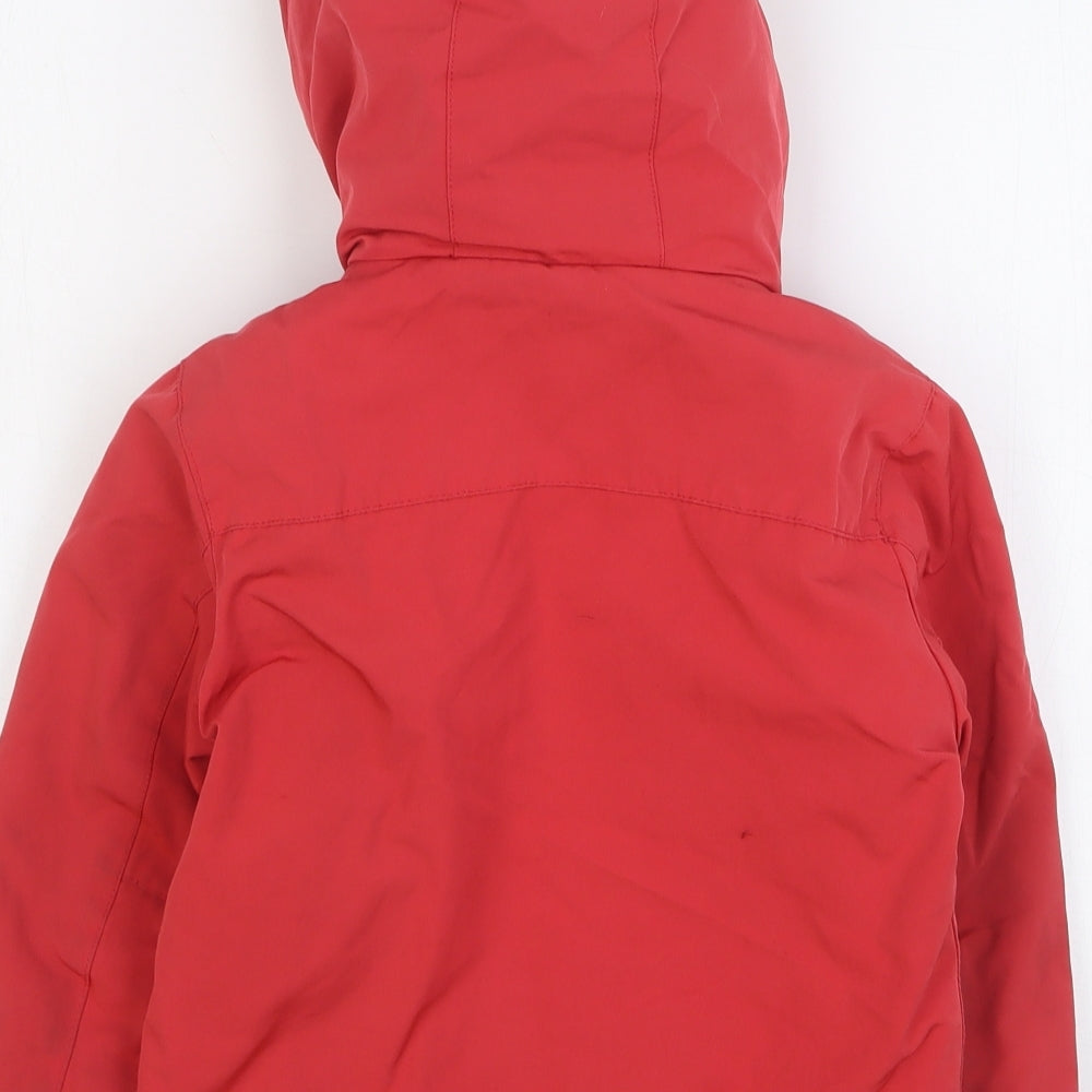 Nutmeg Boys Red Rain Coat Coat Size 4-5 Years Zip