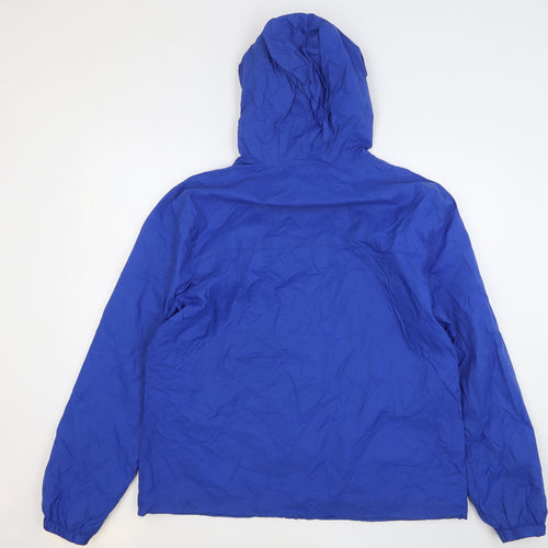 Peacocks Mens Blue Windbreaker Coat Size 2XL Zip