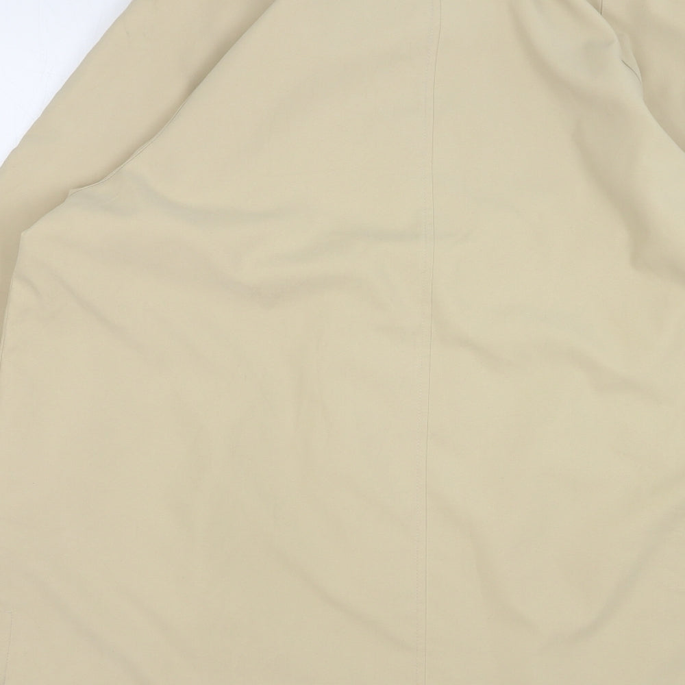 Holmewood Womens Beige Overcoat Coat Size 14 Button