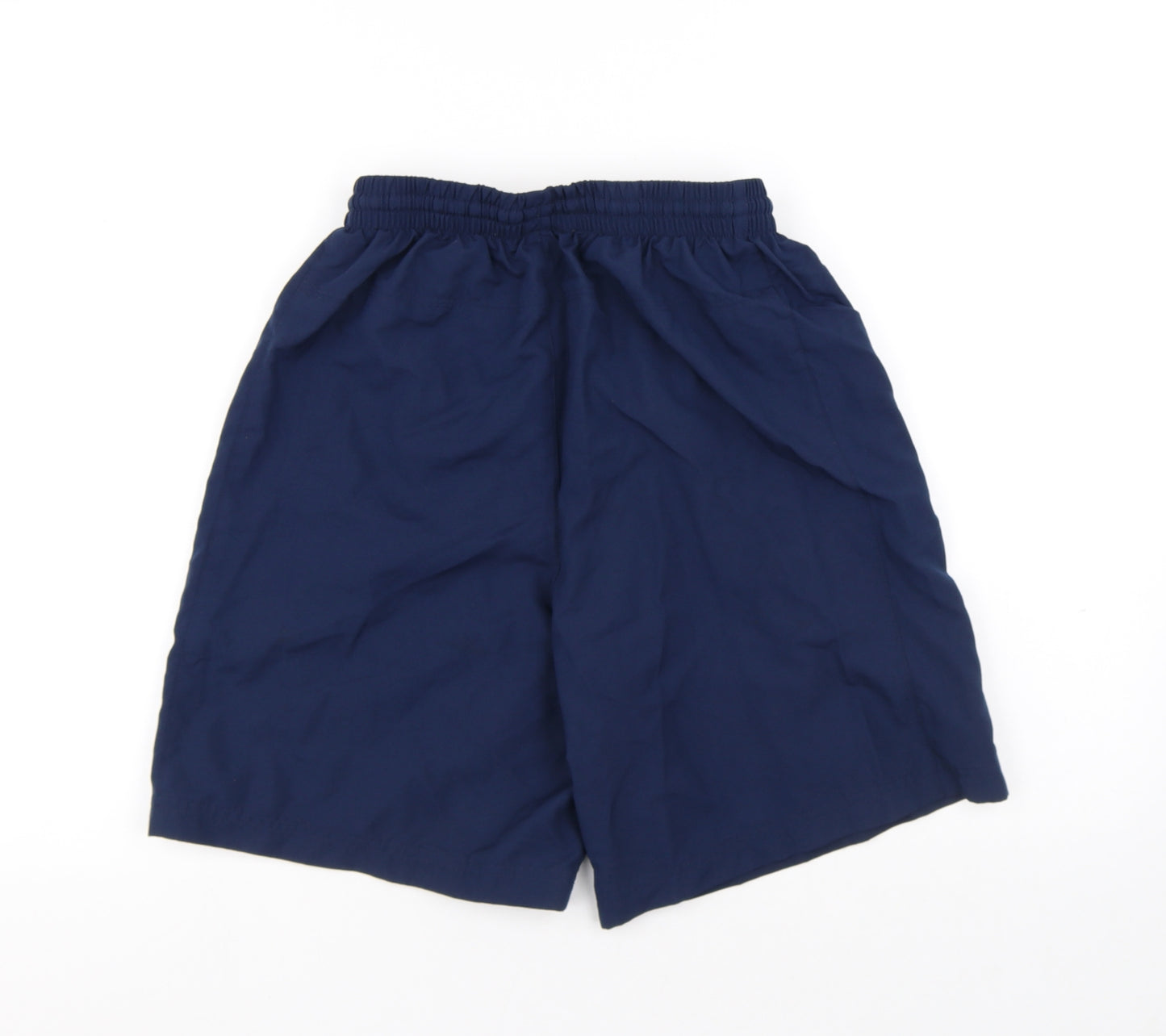 Umbro Mens Blue Polyester Sweat Shorts Size S Regular Drawstring