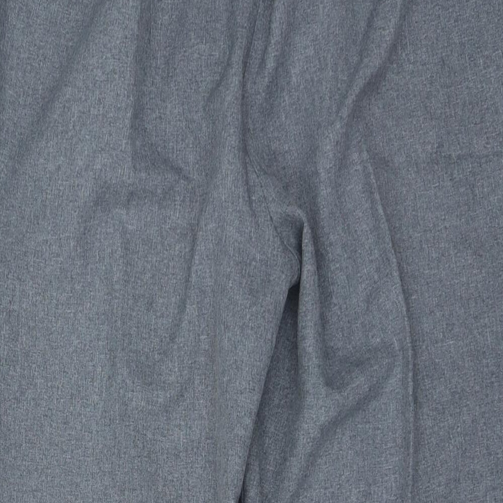 Bonmarché Womens Grey Polyester Trousers Size 18 L27 in Regular