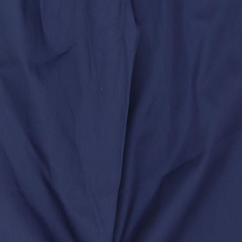 Meltemi Mens Blue Polyester Trousers Size 28 in L25 in Regular Zip