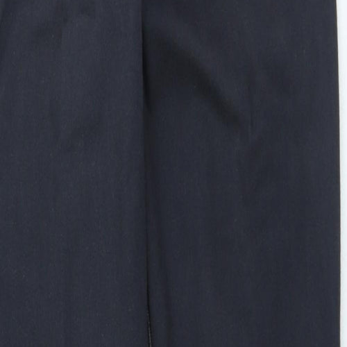 Marks and Spencer Womens Grey Cotton Straight Jeans Size 32 in L28 in Regular Zip