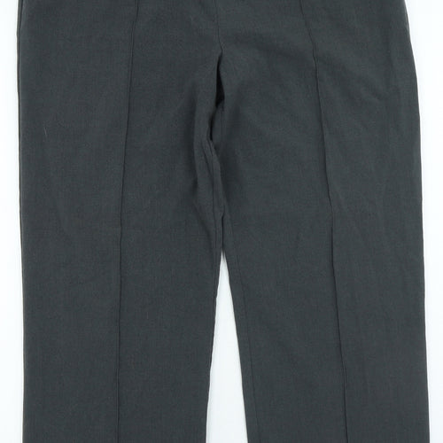 Epilogue Womens Grey Polyester Trousers Size 14 L28 in Regular