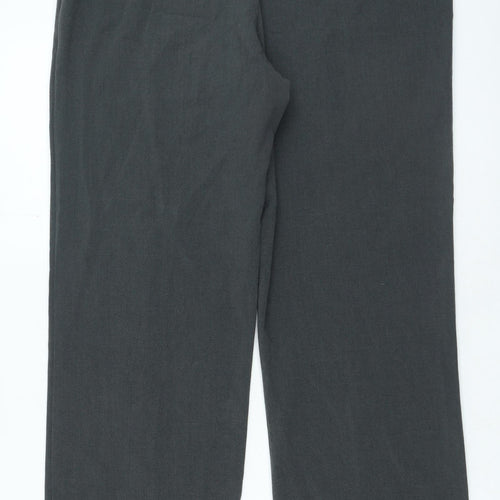 Epilogue Womens Grey Polyester Trousers Size 14 L28 in Regular