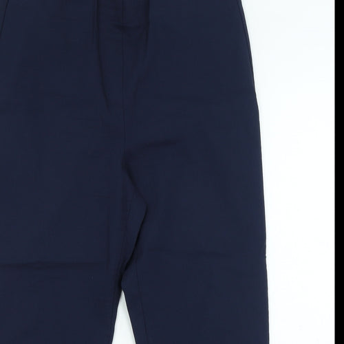Dunnes Stores Womens Blue Viscose Trousers Size M L21 in Regular