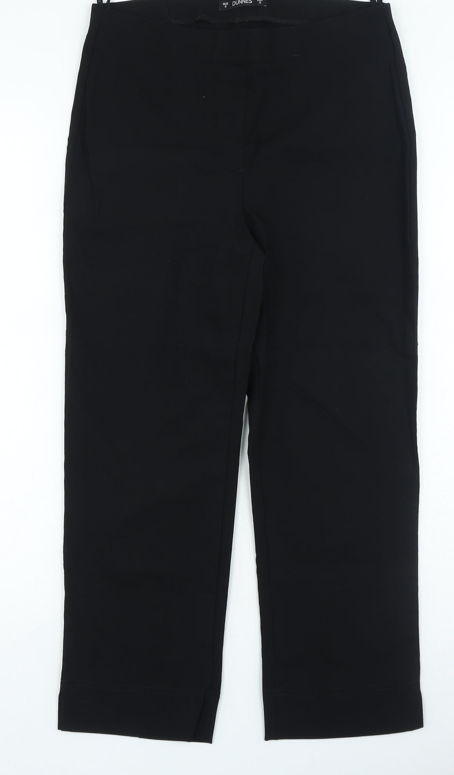 Dunnes Stores Womens Black Viscose Trousers Size S L21 in Regular