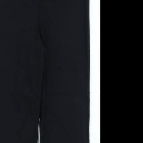 Dunnes Stores Womens Black Viscose Trousers Size S L21 in Regular