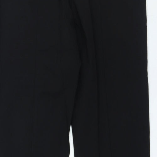 Dunnes Stores Womens Black Viscose Trousers Size S L21 in Regular