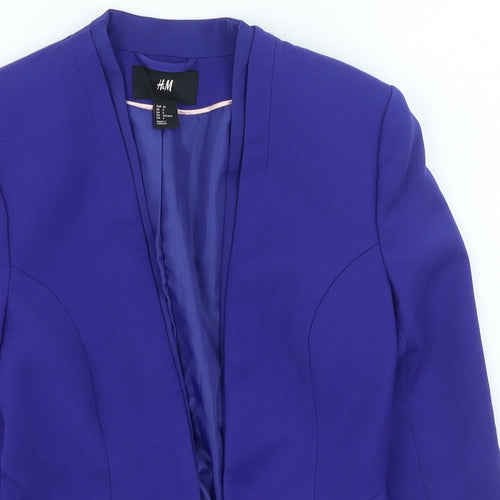 H&M Womens Purple Jacket Size 6