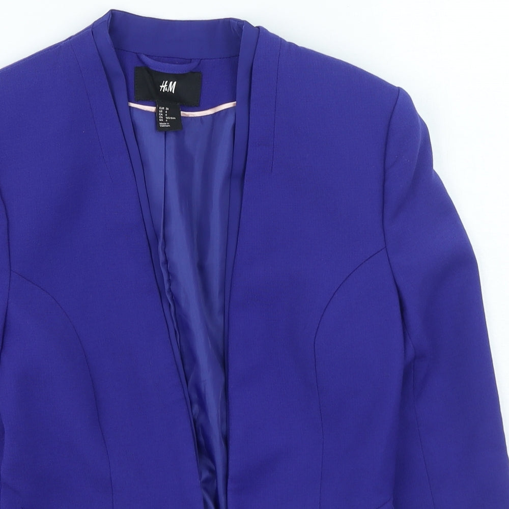 H&M Womens Purple Jacket Size 6
