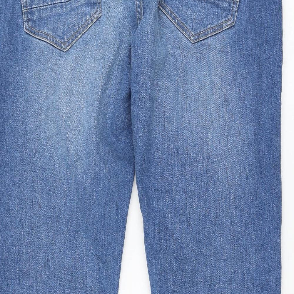 NEXT Mens Blue Cotton Straight Jeans Size 36 in L31 in Regular Zip