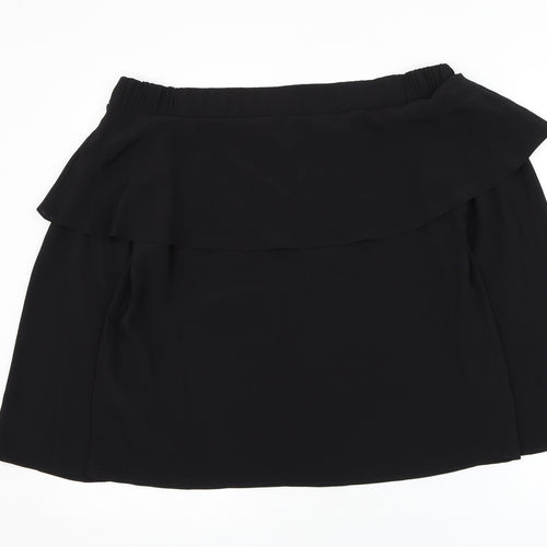 Atmosphere Womens Black Polyester Basic Blouse Size 12 Off the Shoulder