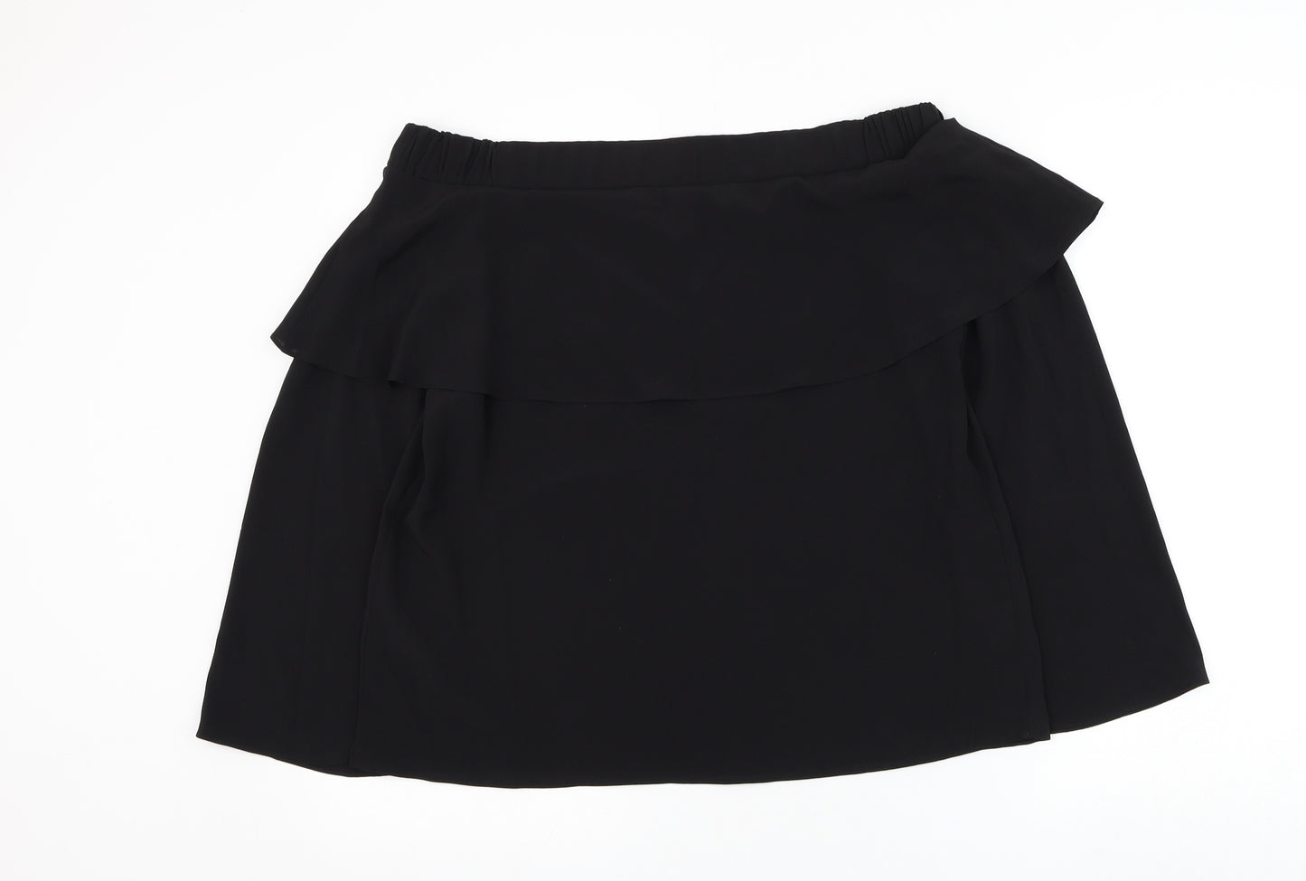 Atmosphere Womens Black Polyester Basic Blouse Size 12 Off the Shoulder