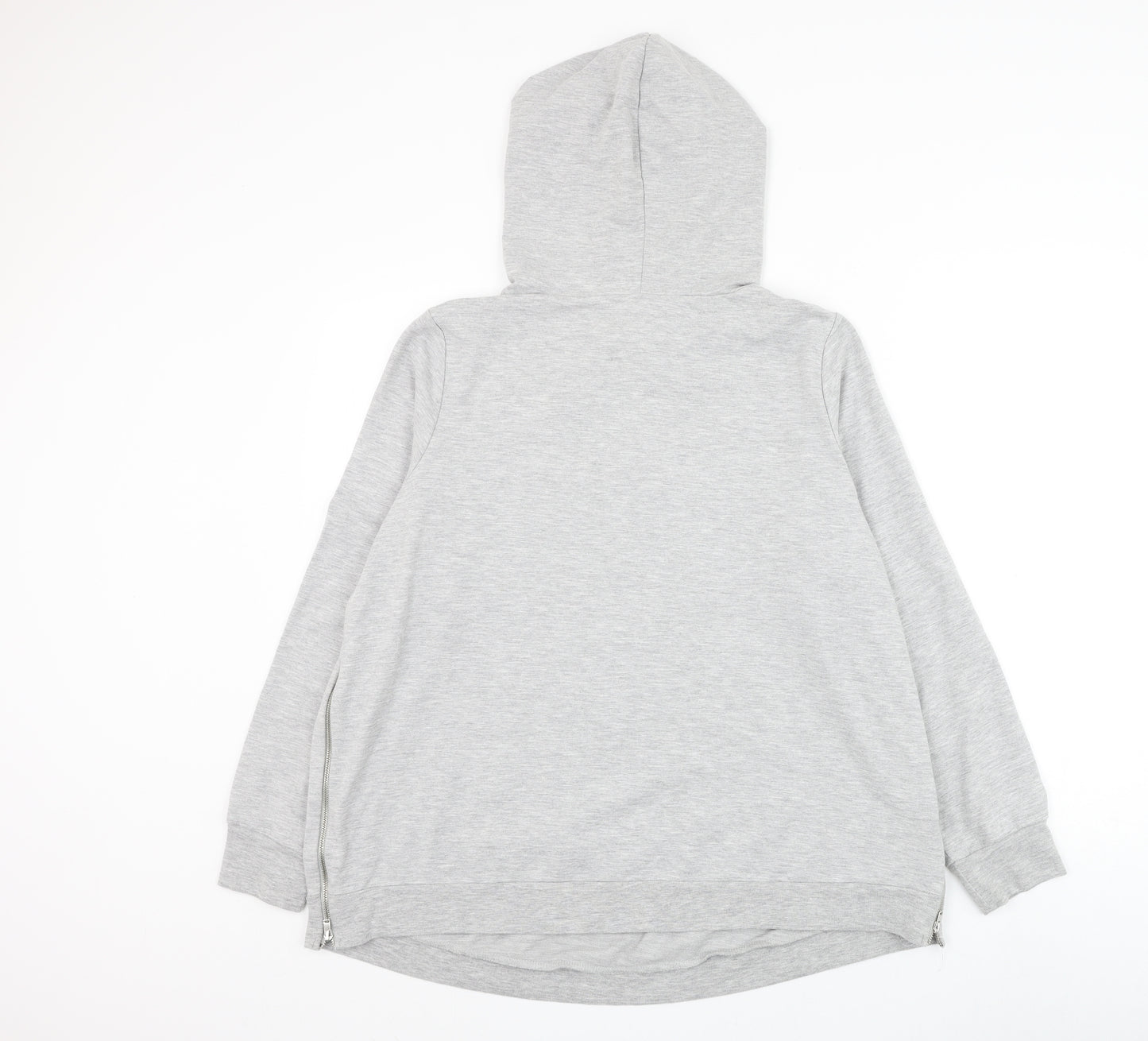 Savida Womens Grey Cotton Pullover Hoodie Size L Pullover