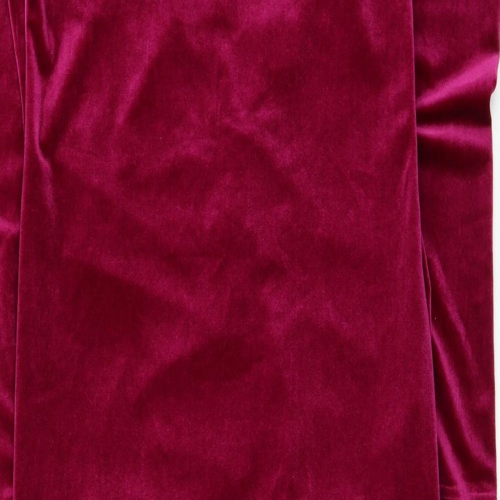 SheIn Womens Purple Polyester Bodycon Size XL V-Neck Pullover - Flower