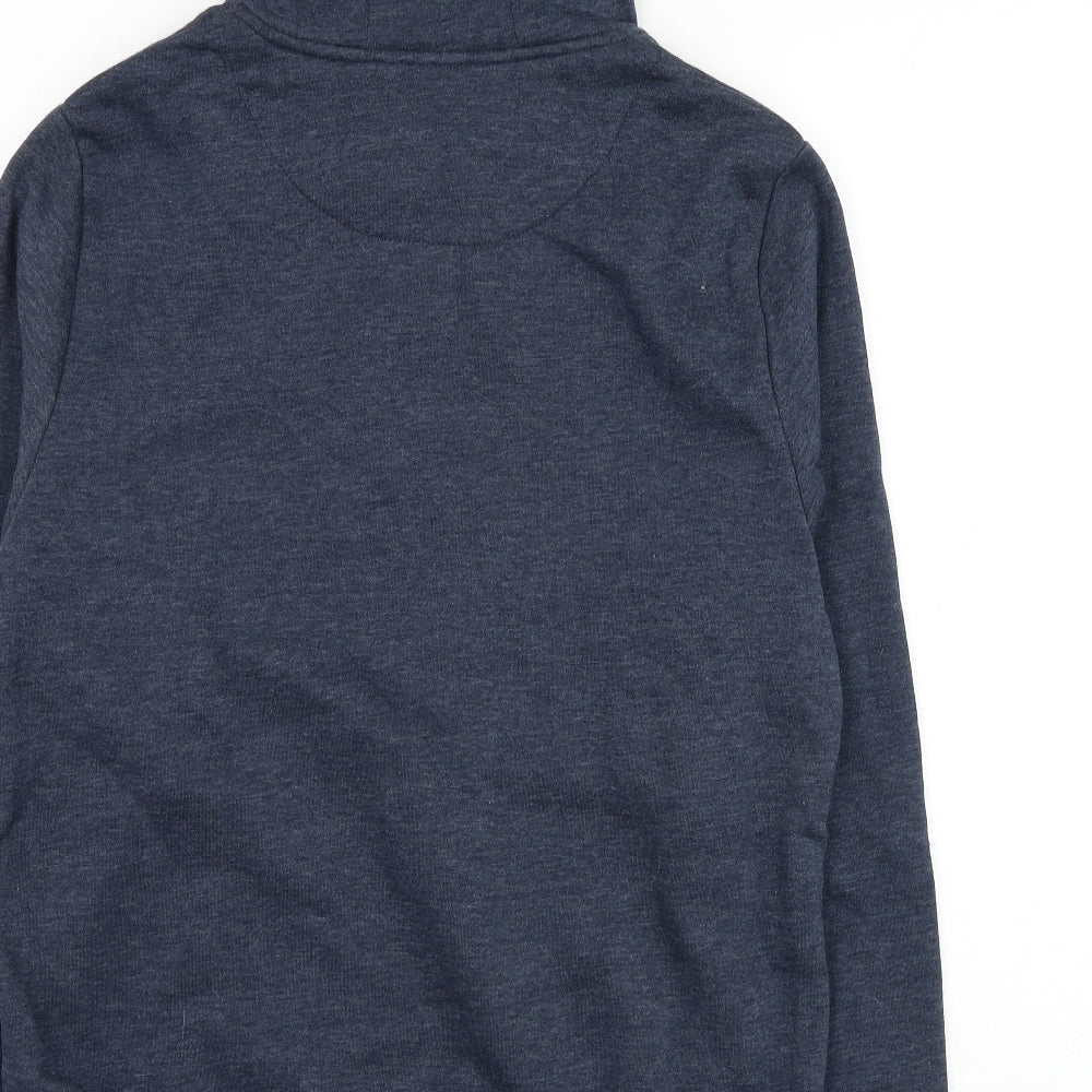 Primark Mens Blue Cotton Full Zip Hoodie Size L