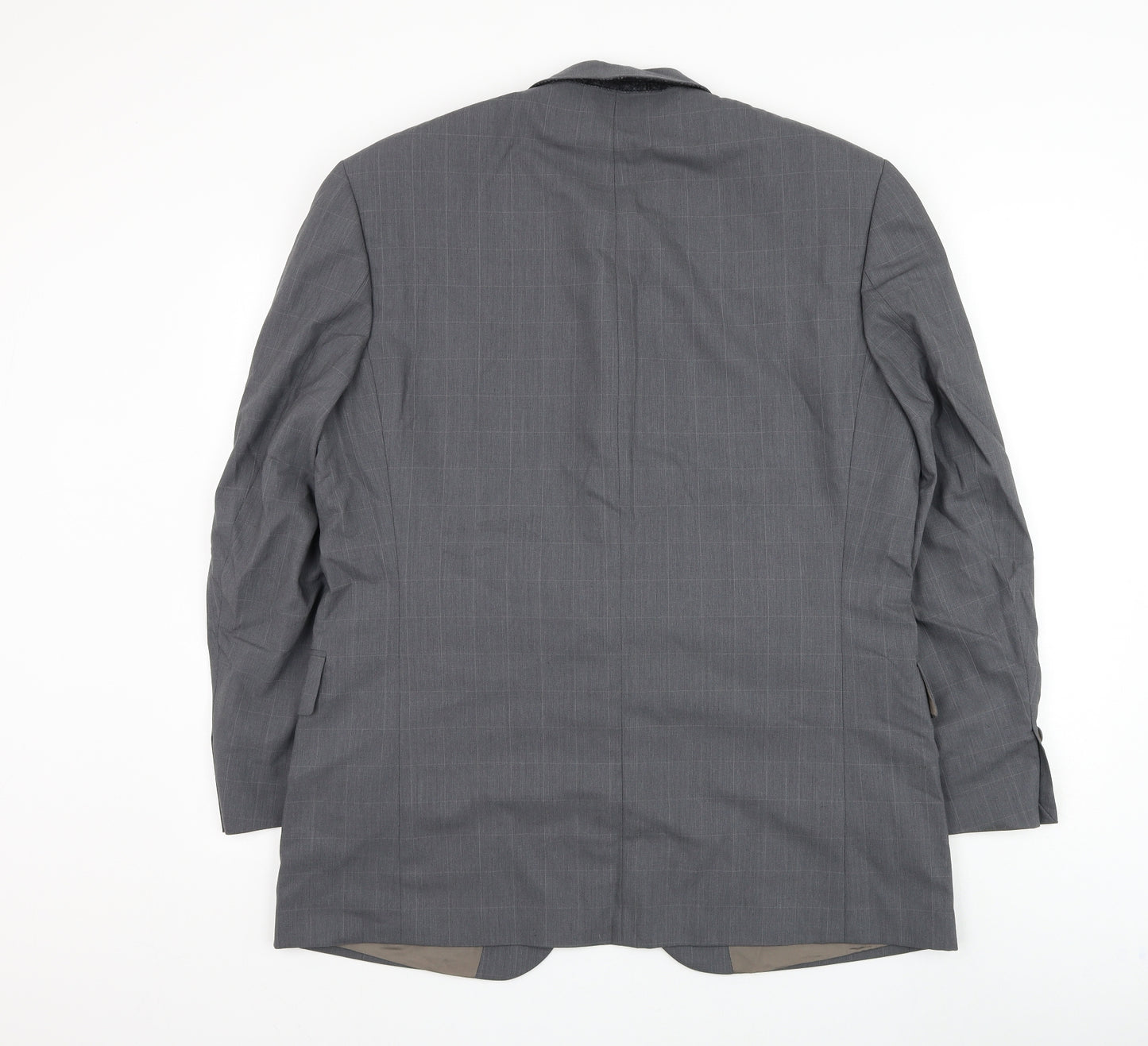 Lino Vierra Mens Grey Wool Jacket Suit Jacket Size 42