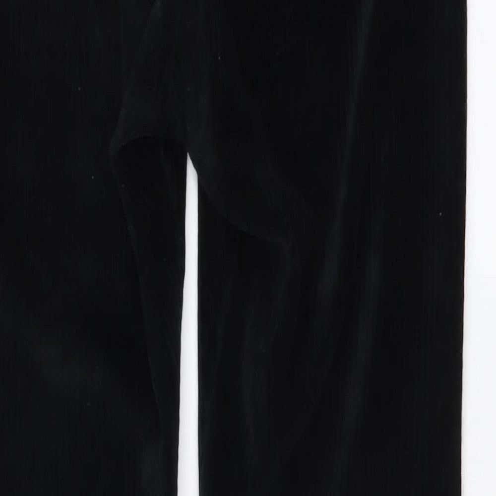 Nutmeg Womens Black Cotton Jegging Leggings Size 14 L27 in