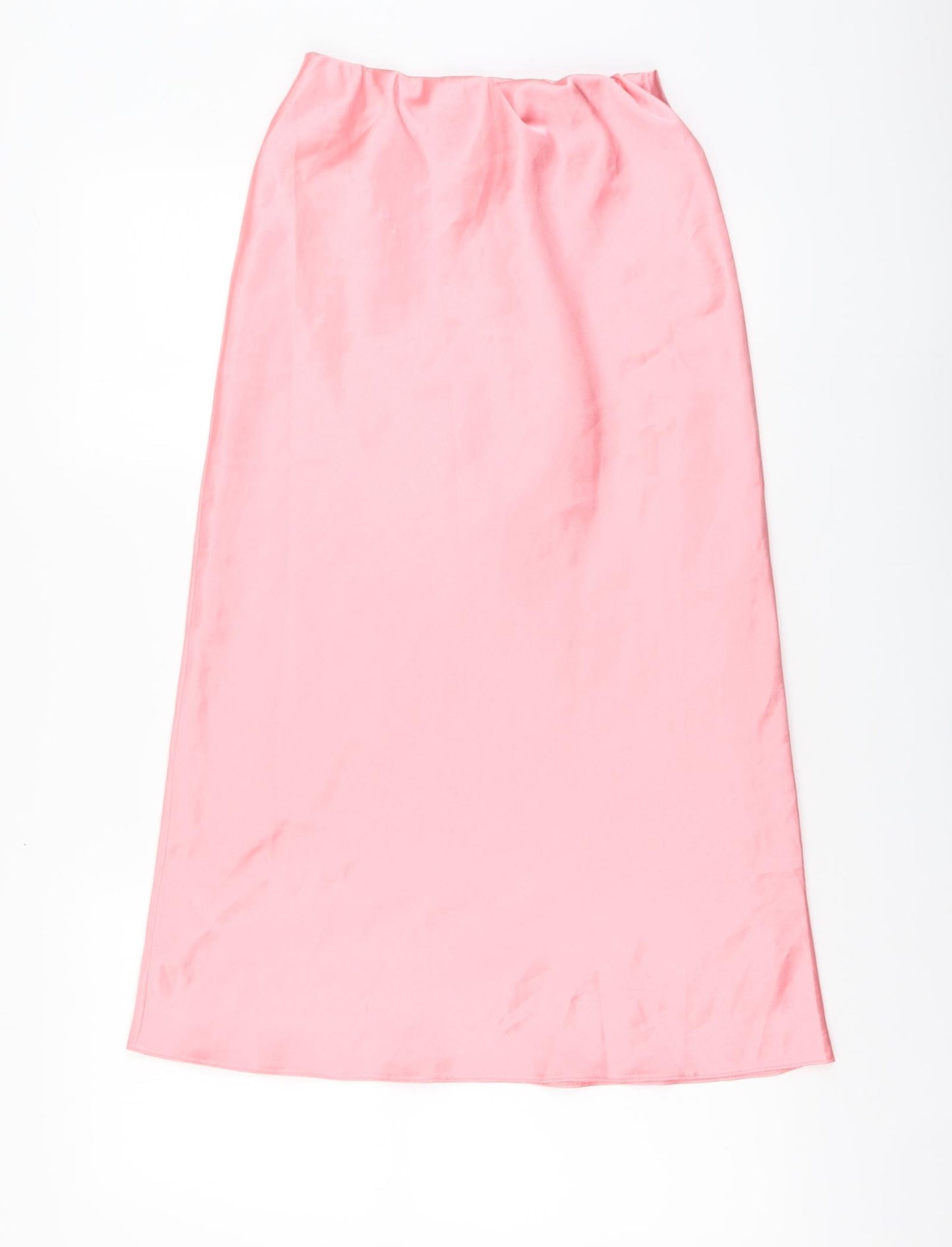 ASOS Womens Pink Polyester A-Line Skirt Size 6 Button