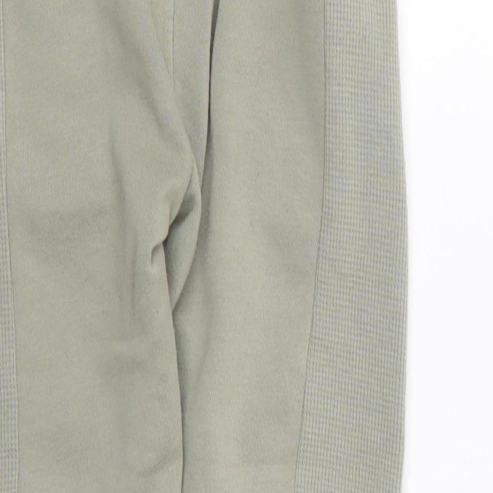Matalan Boys Green Cotton Jogger Trousers Size 6 Years Regular Drawstring