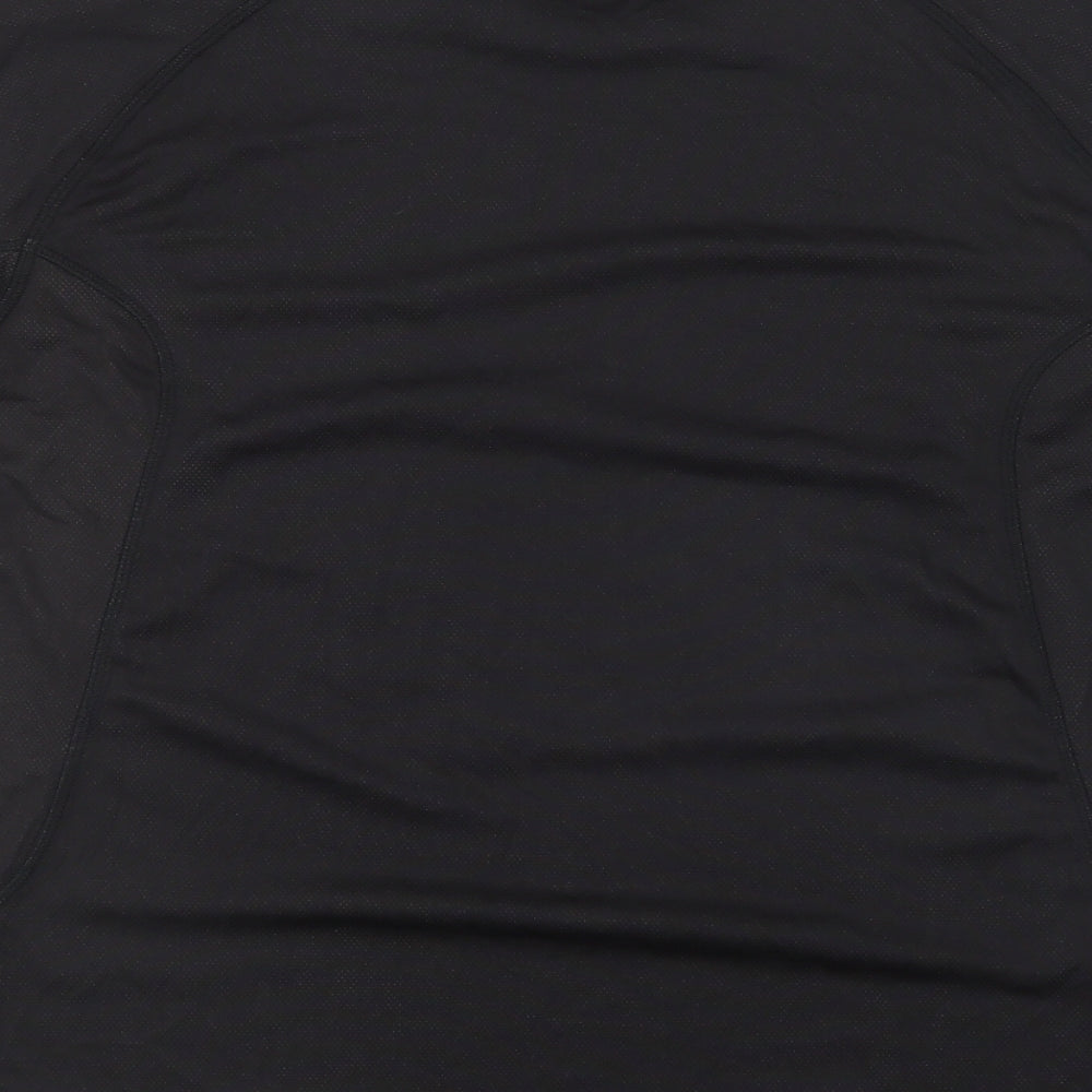 Karrimor Mens Black Polyester Basic T-Shirt Size L Round Neck Pullover