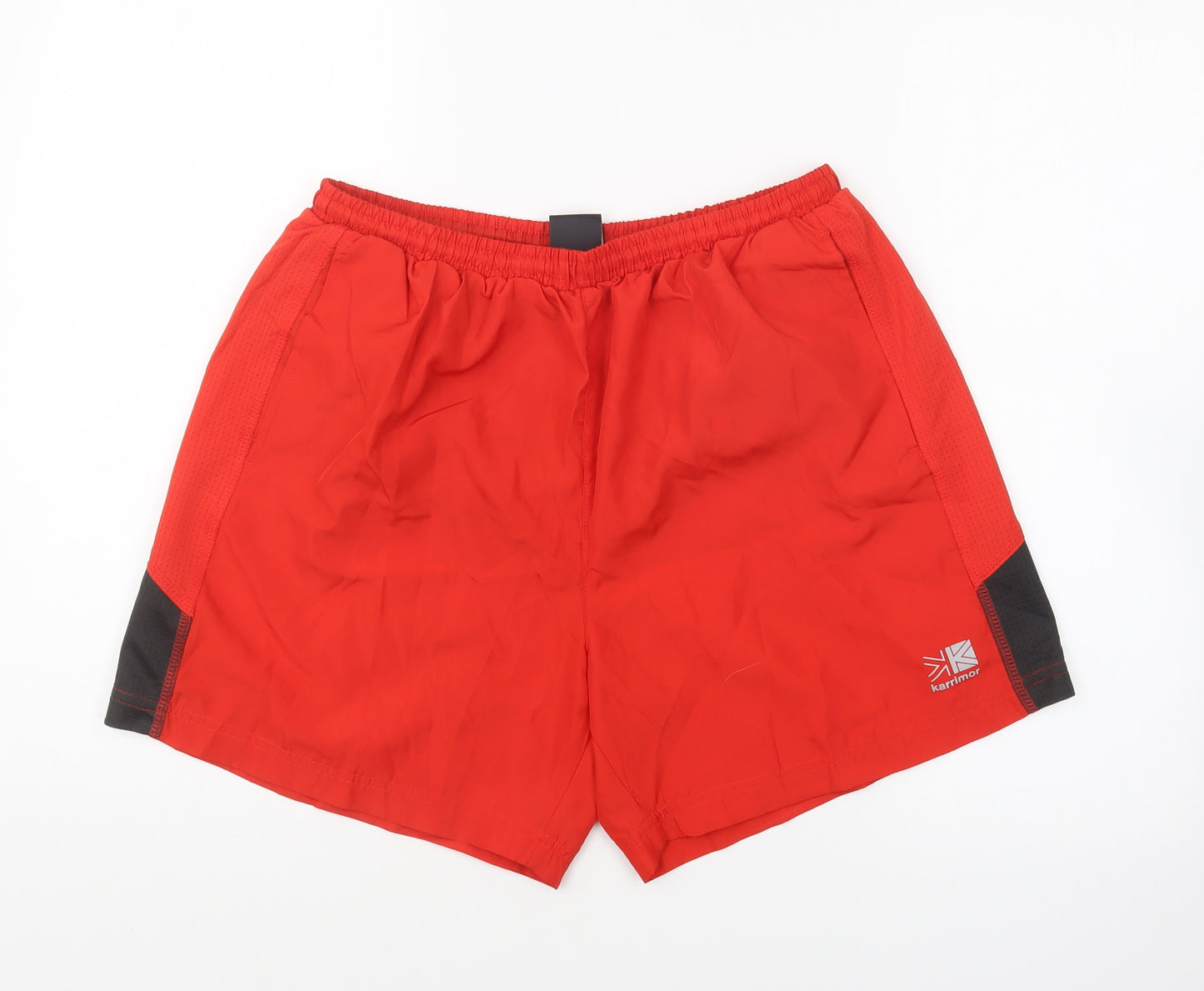 Karrimor Mens Red Polyester Sweat Shorts Size L L6 in Regular Drawstring