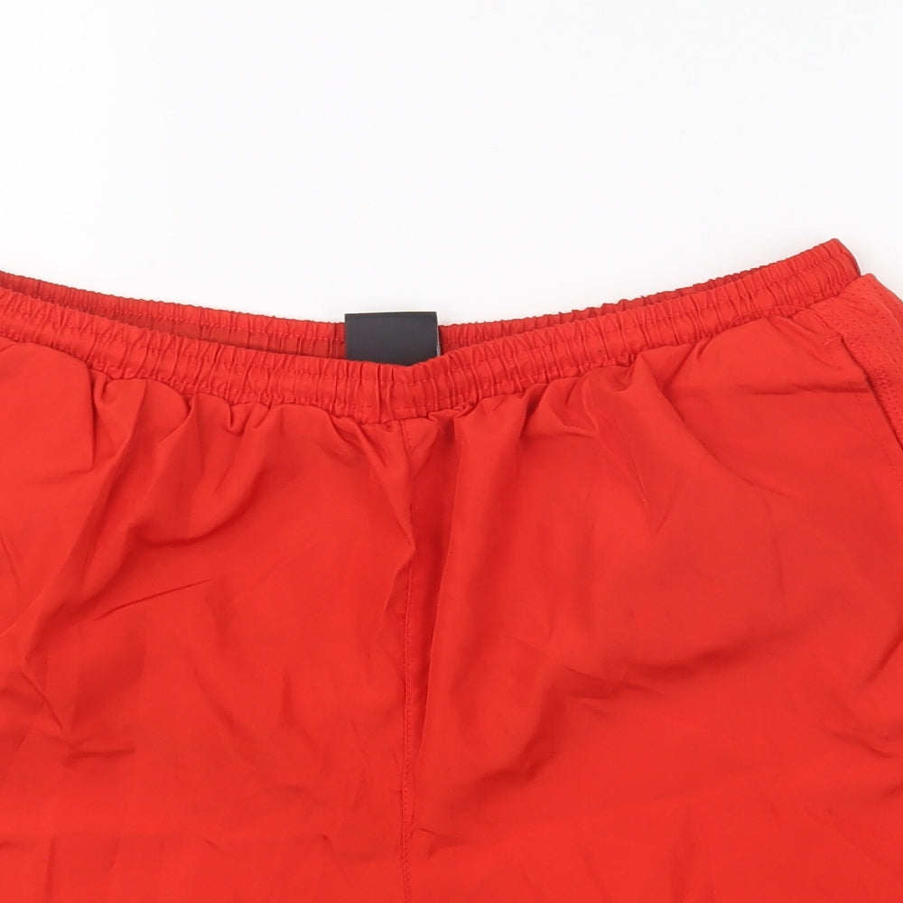 Karrimor Mens Red Polyester Sweat Shorts Size L L6 in Regular Drawstring