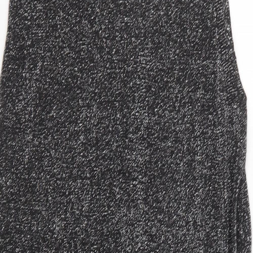Oasis Womens Silver Polyester Basic Blouse Size L Halter