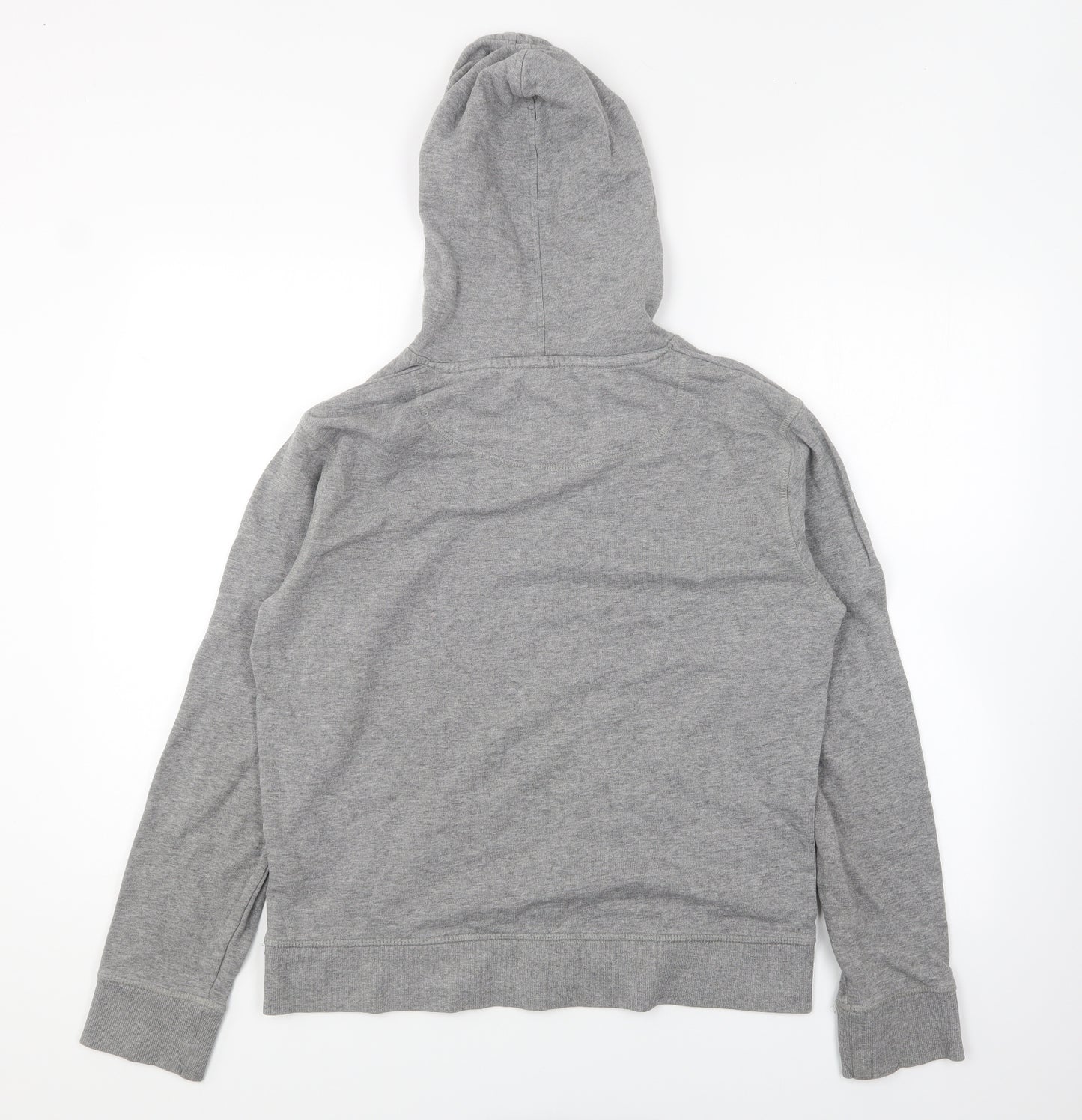 JACK & JONES Mens Grey Cotton Pullover Hoodie Size L - State College