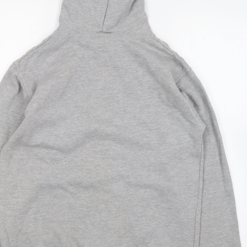 Stars & Stripes Mens Grey Cotton Pullover Hoodie Size M - Team Sheldon Big Bang Theory