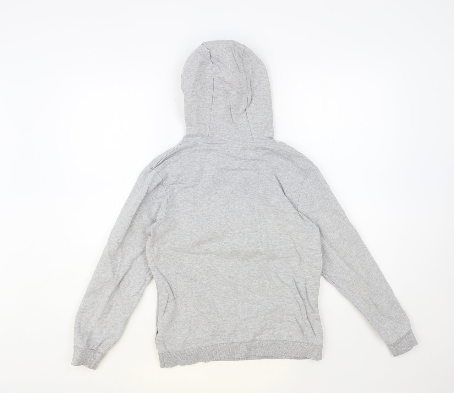 Nintendo Girls Grey Cotton Pullover Hoodie Size 11-12 Years Pullover - Super Mario