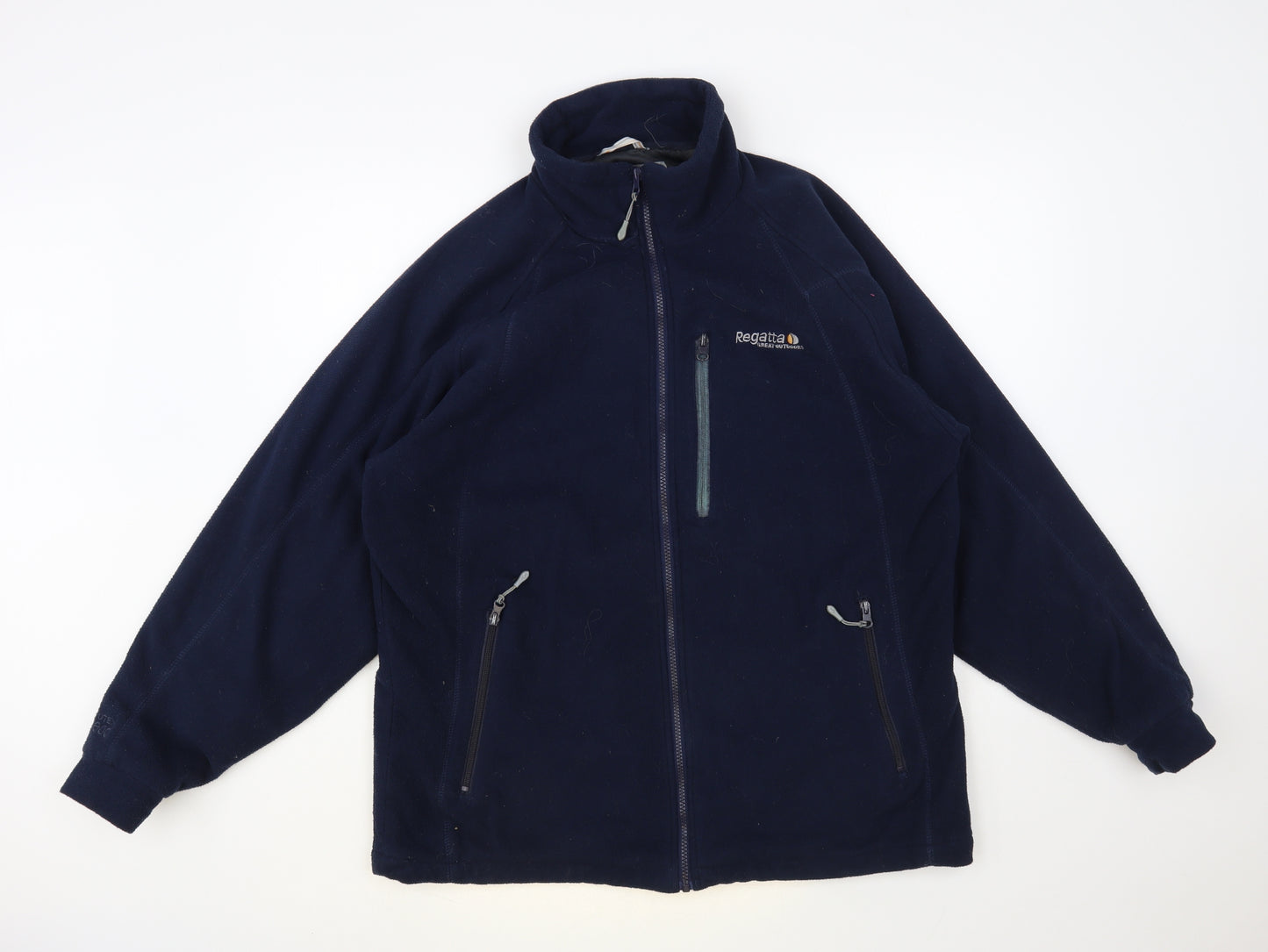 Regatta Mens Blue Windbreaker Jacket Size L Zip