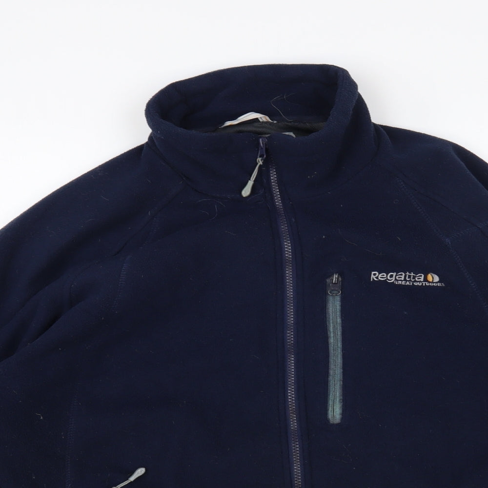 Regatta Mens Blue Windbreaker Jacket Size L Zip