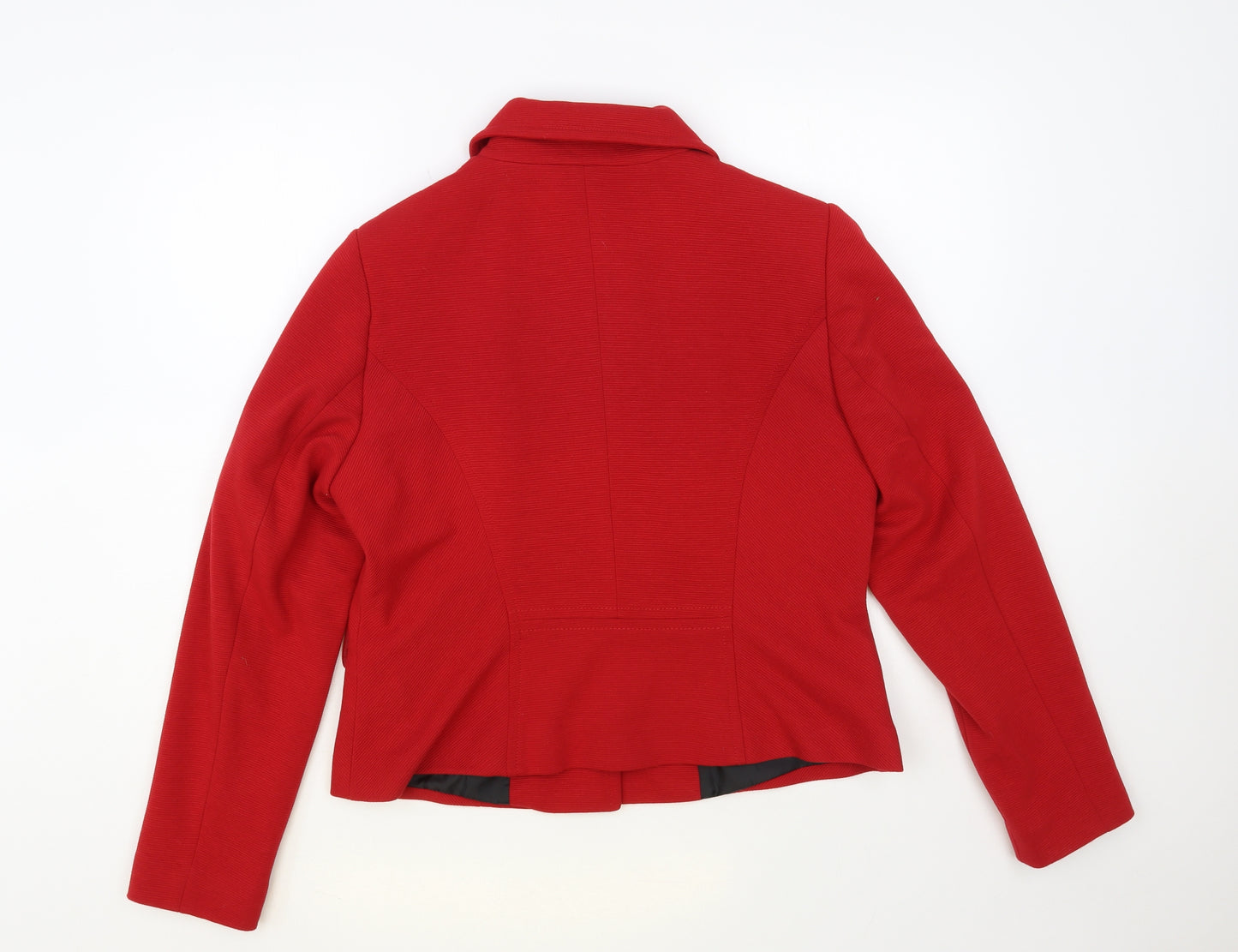 Dunnes Stores Womens Red Jacket Blazer Size 16 Button
