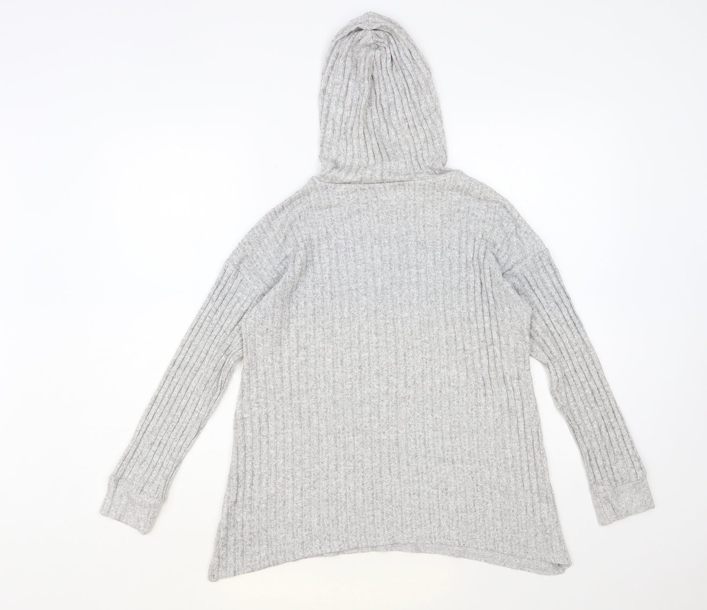 George Womens Grey Viscose Pullover Hoodie Size S Pullover