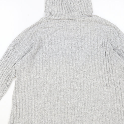 George Womens Grey Viscose Pullover Hoodie Size S Pullover
